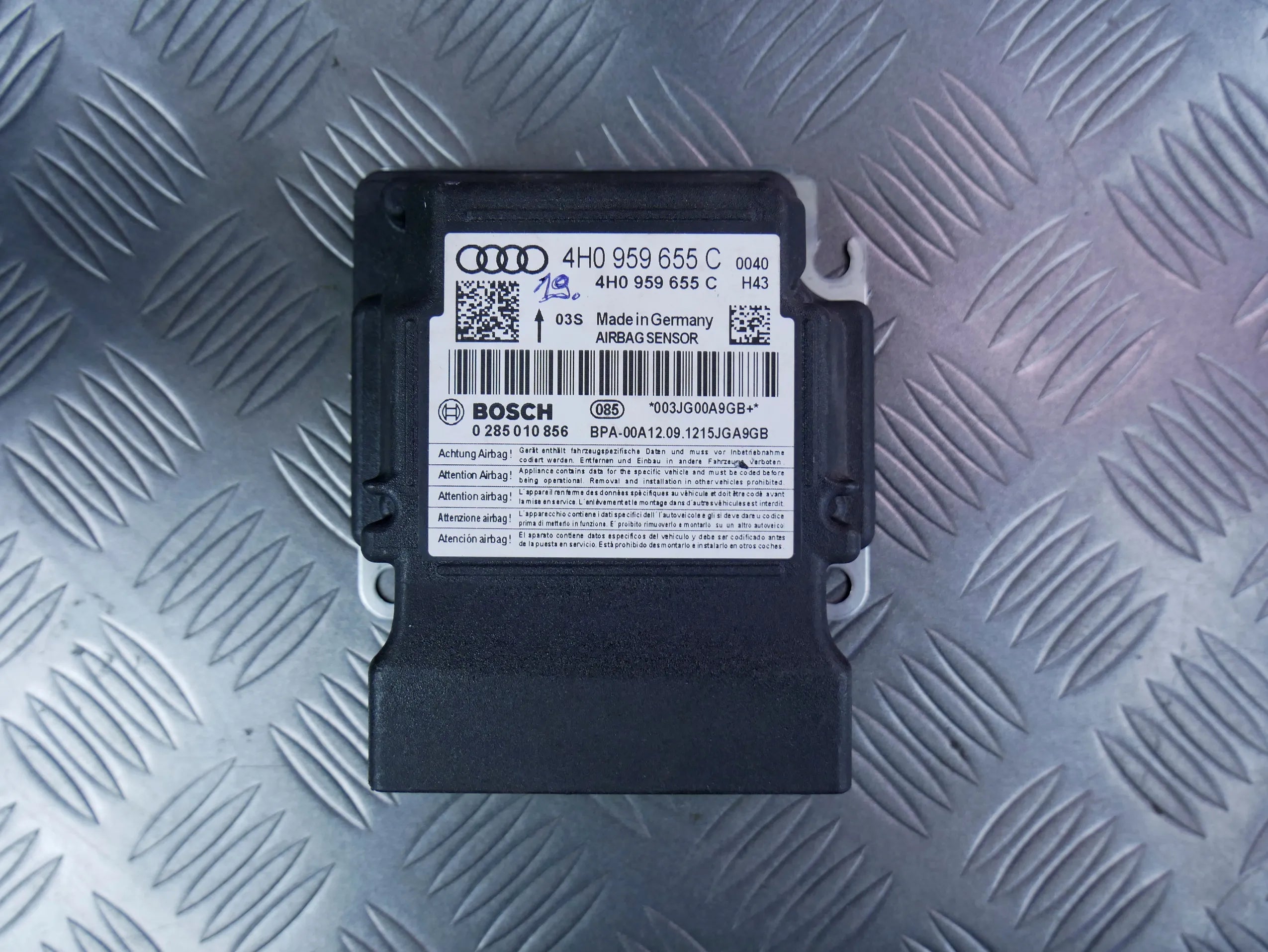 Moduł sterownik sensor airbag 4H0959655C AUDI A6 A7 C7 4G