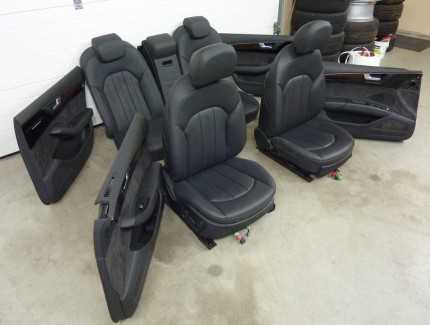 Leather upholstery seats...