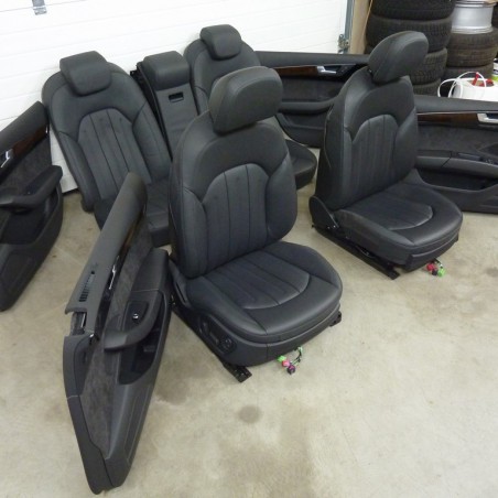 Leather upholstery seats...