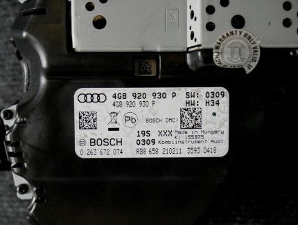 Licznik 4G8920930P AUDI A7 4G8 3.0 TDI - Davicar.pl