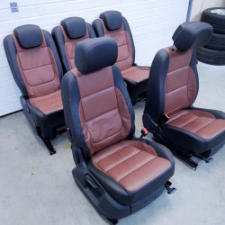 Fotele kanapy komplet skóra VW SHARAN 7N LIFT