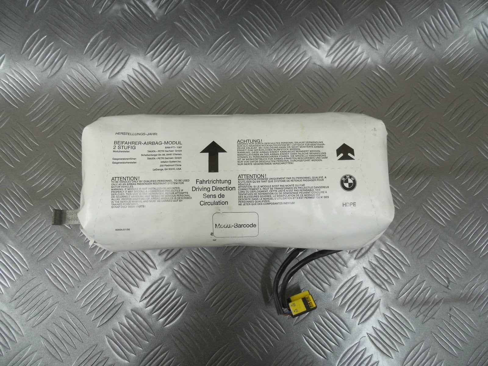 AIRBAG poduszka pasażera prawa BMW E46 COMPACT
