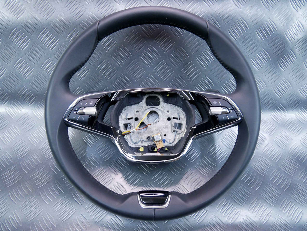 Kierownica skórzana multifunkcyjna 5E3419093AK SKODA OCTAVIA IV 2020-