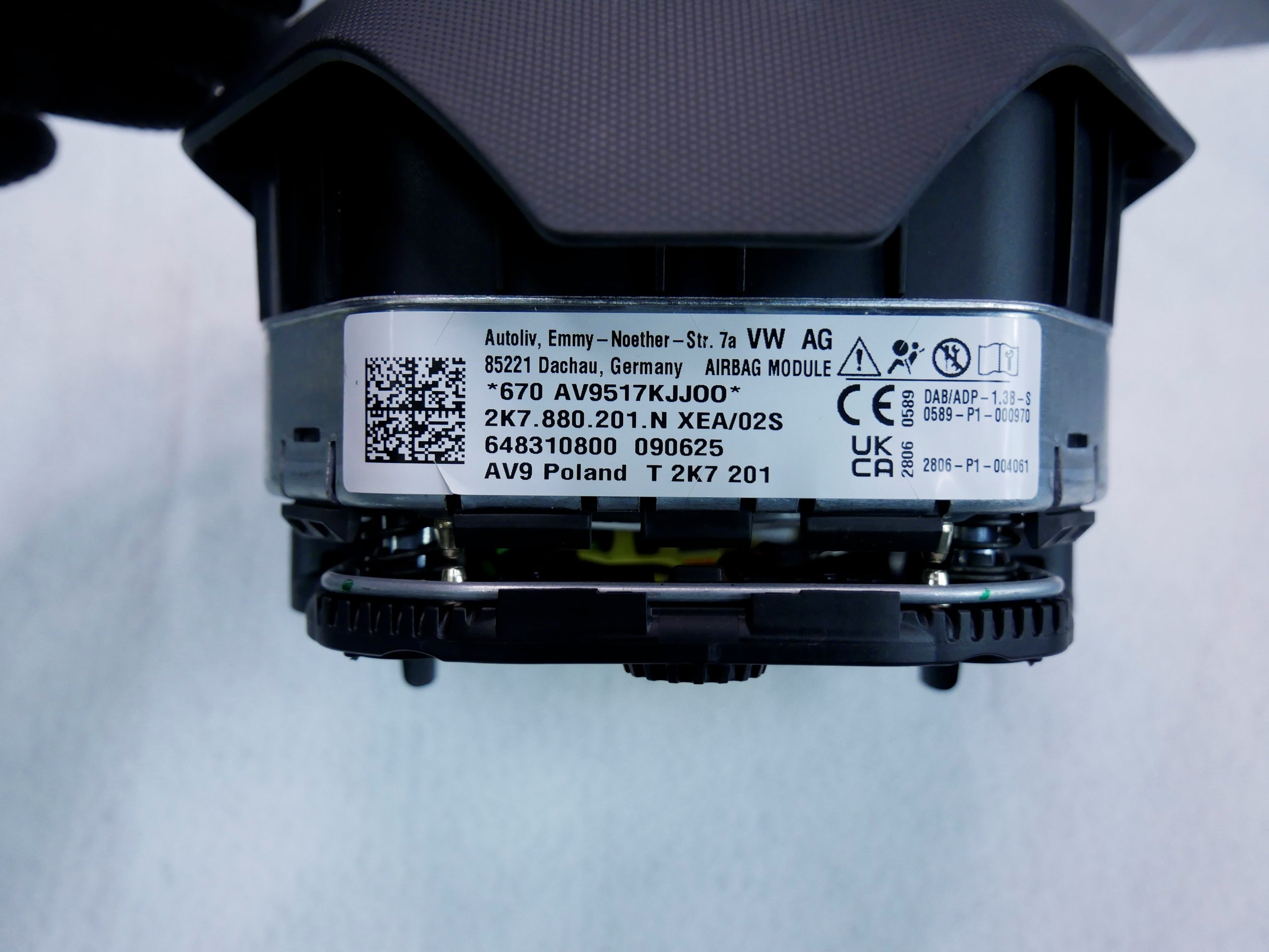 AIRBAG poduszka powietrzna kierowcy 2K7880201N VW CADDY V 2K7