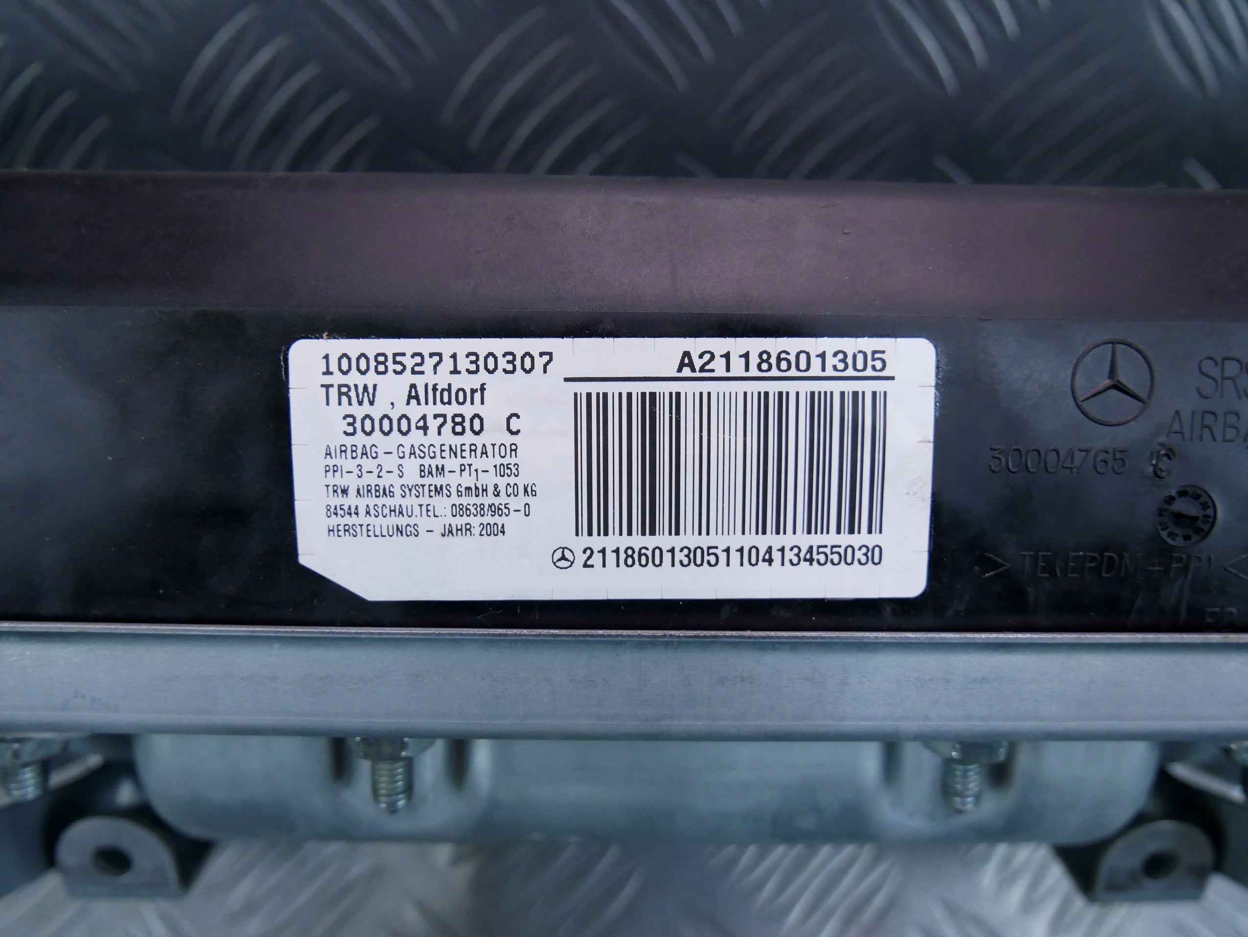 Airbag poduszka pasażera A2118601305 MERCEDES E-klasa W211