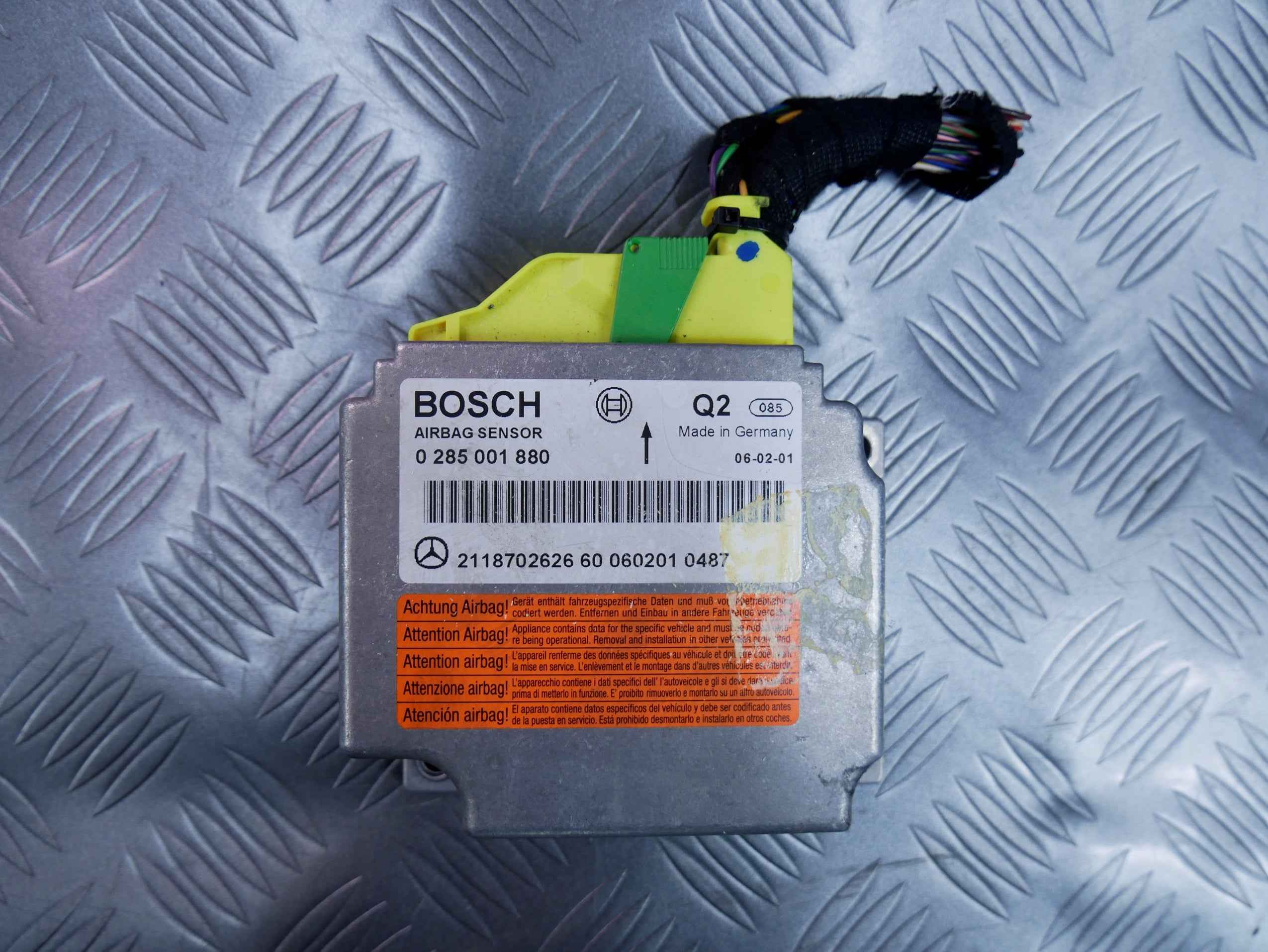 Moduł sterownik sensor airbag 2118702626 MERCEDES E-klasa W211