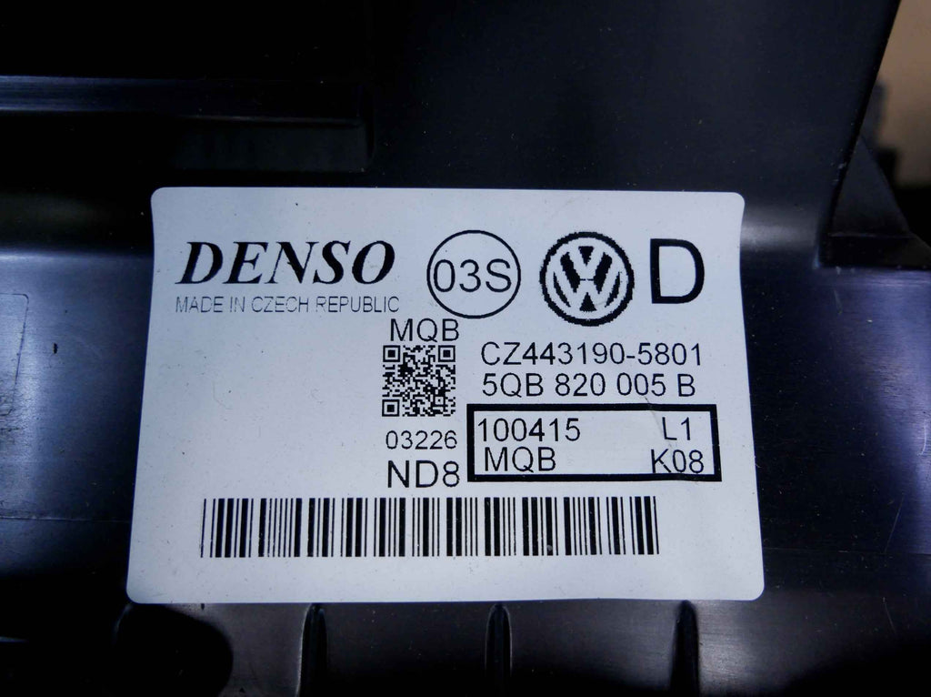 Nagrzewnica kompletna 5QB820005B SKODA SUPERB III