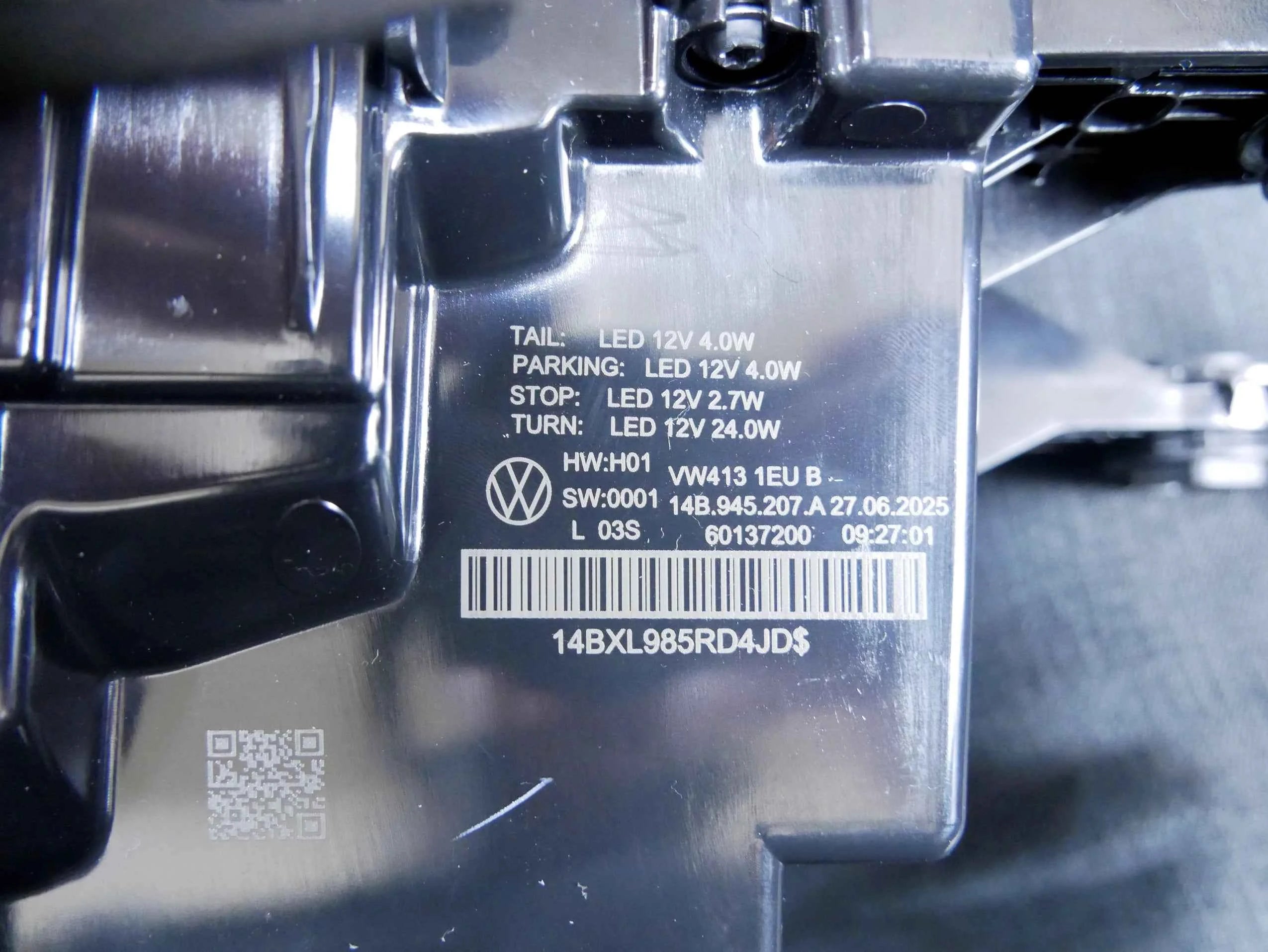 Lampa tył tylna lewa LED IQ LIGHT NOWA OEM 14B945207A VW ID.7 ID7