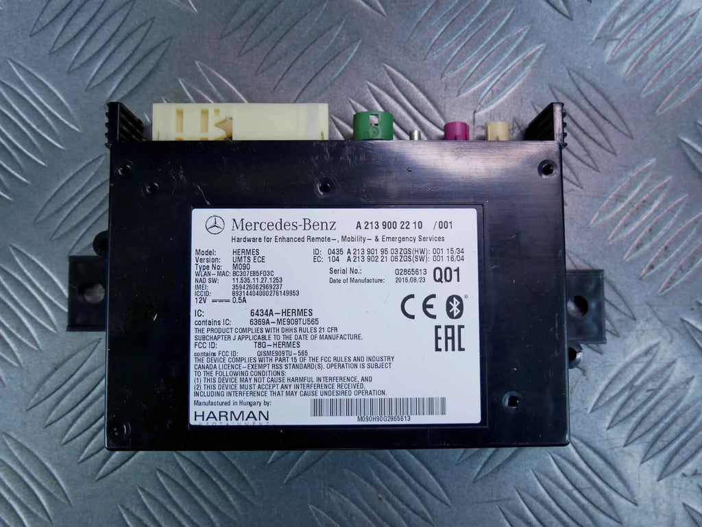 Moduł sterownik telematyki A2139002210 Mercedes E220D W213