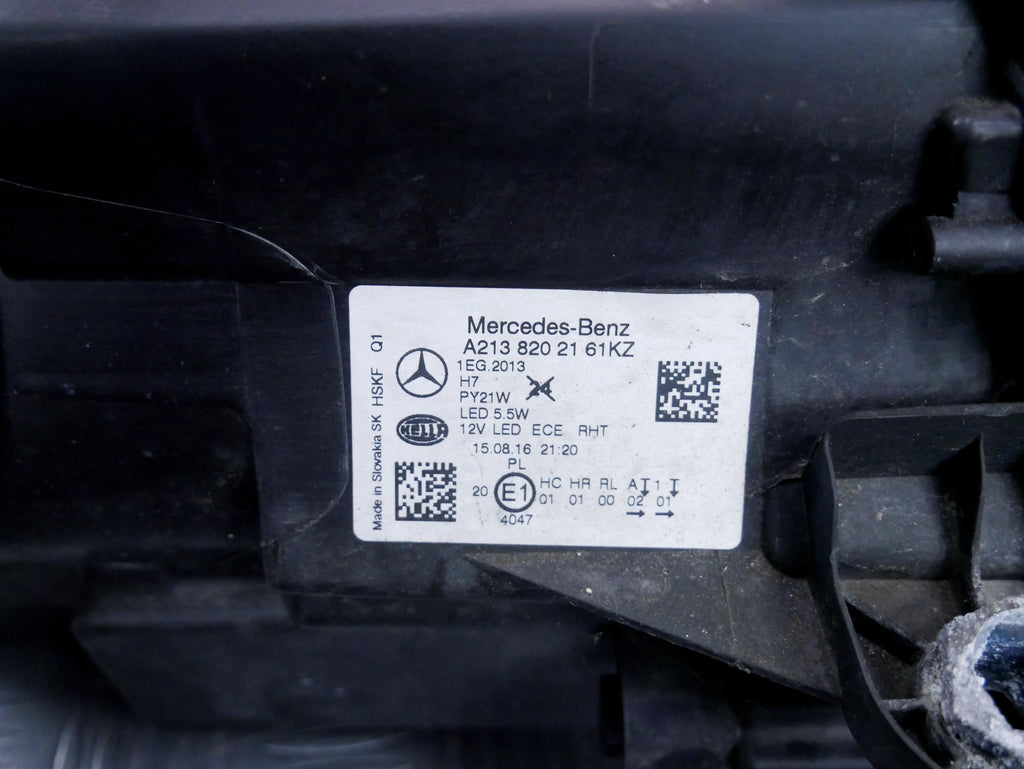 Lampa przód lewa zwykła A2138202161 Mercedes E220D W213