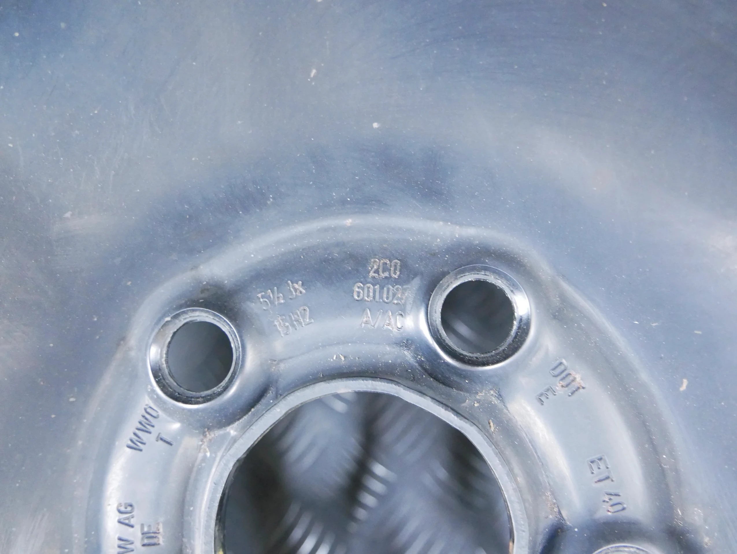 Oryginalna felga stalowa OEM 15' 2Q0601027A ET40 AUDI A1