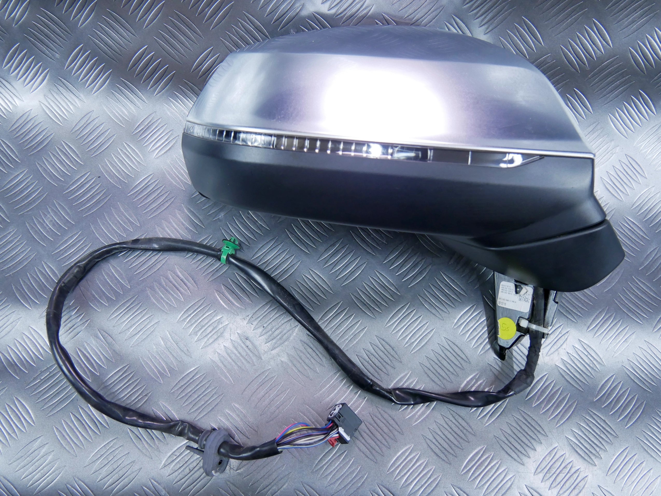 Lusterko prawe kompletne CHROM 14 kabli fotochrom PIN AUDI SQ5 80A