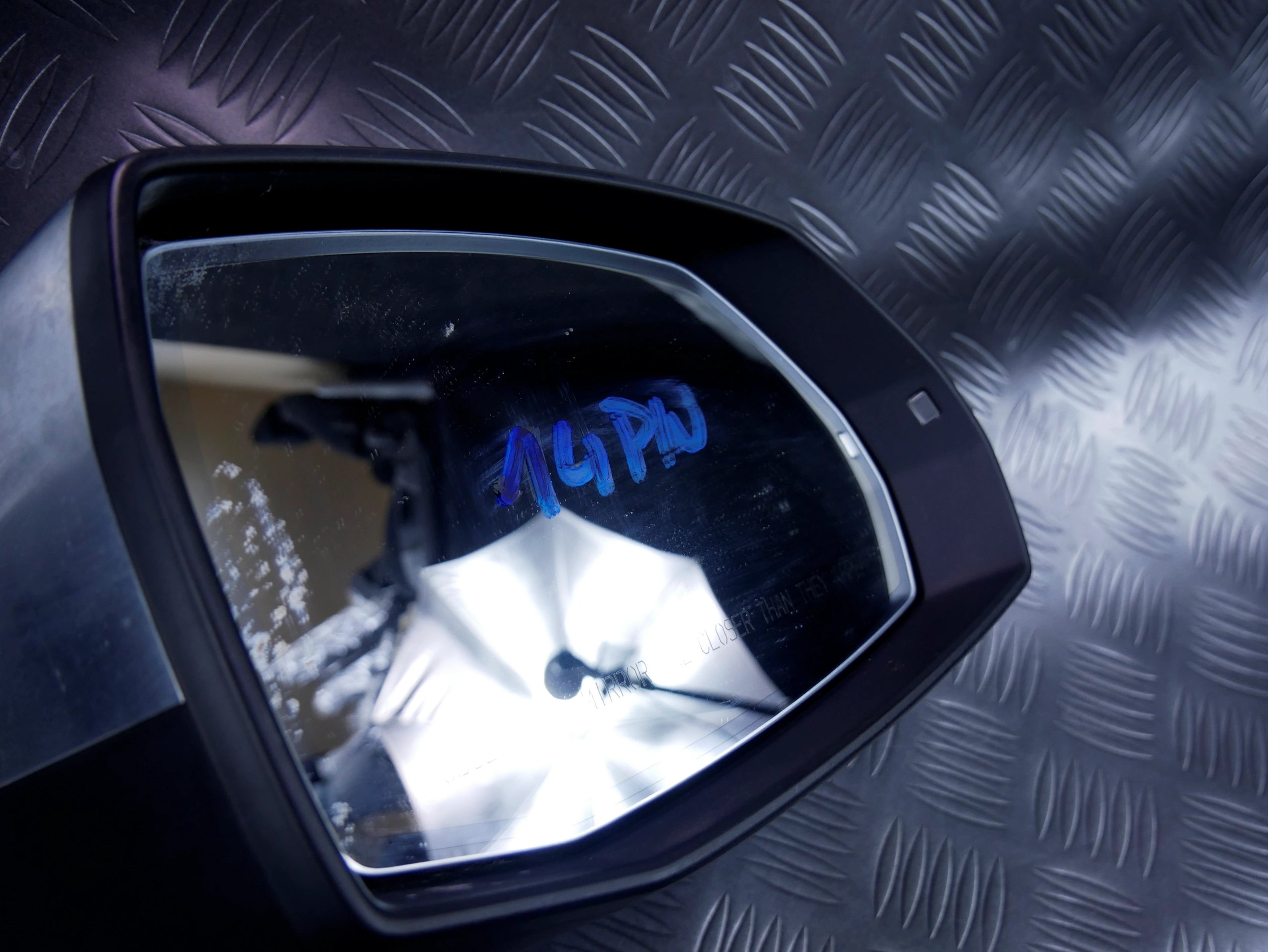 Lusterko prawe kompletne CHROM 14 kabli fotochrom PIN AUDI SQ5 80A