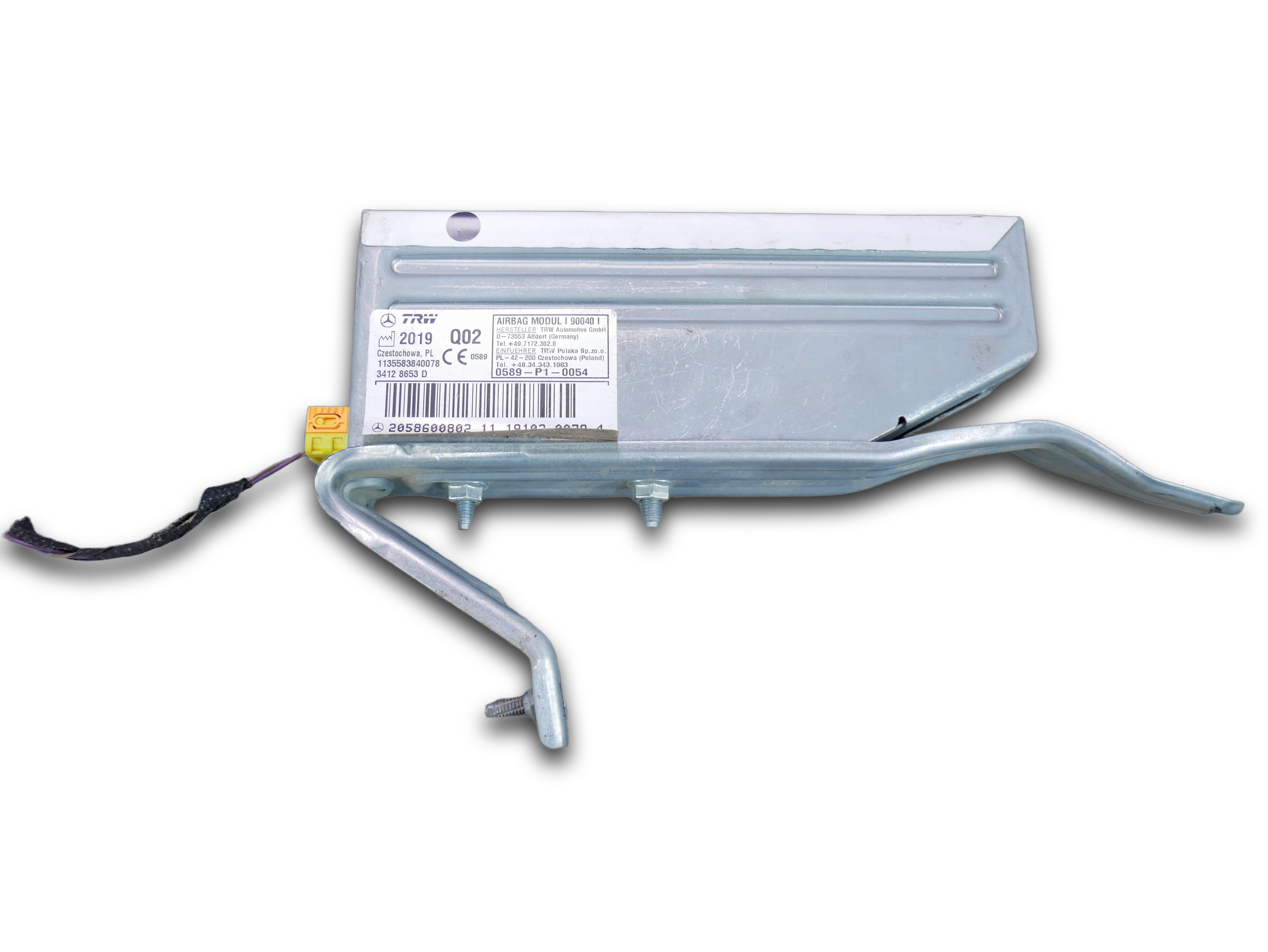 Airbag poduszka fotela tył lewa 2058600802 Mercedes C-klasa W205