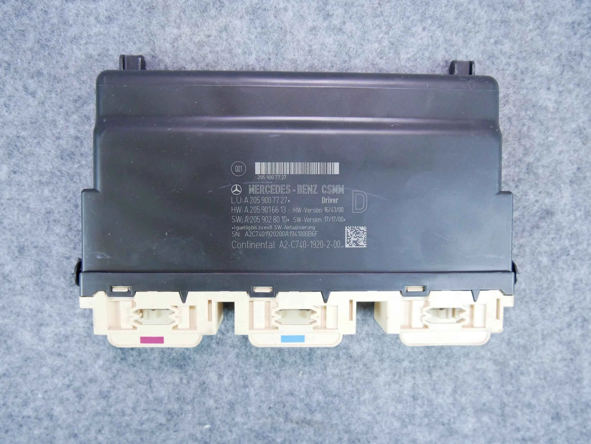 Moduł sterownik fotela prawego A2059007727 Mercedes C-klasa W205