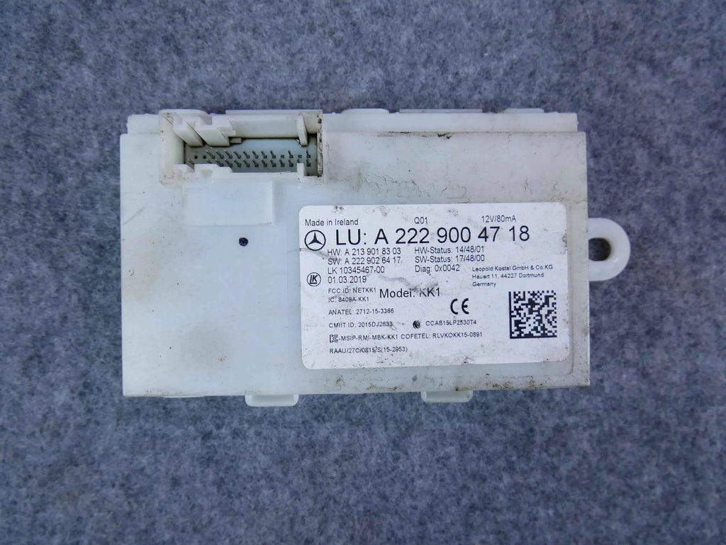 Moduł KEYLESS A2229004718 Mercedes C-klasa W205