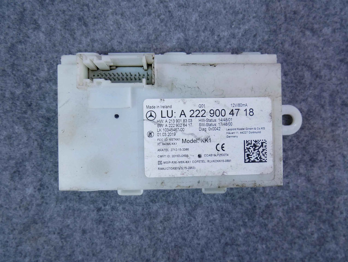 Moduł KEYLESS A2229004718 Mercedes C-klasa W205