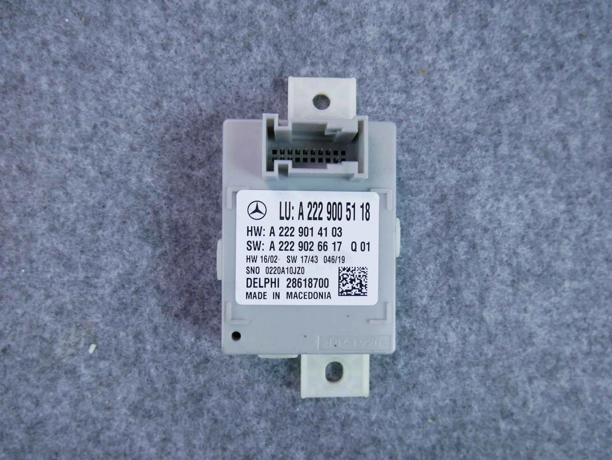 Moduł sterownik świateł A2229005118 Mercedes C300 W205