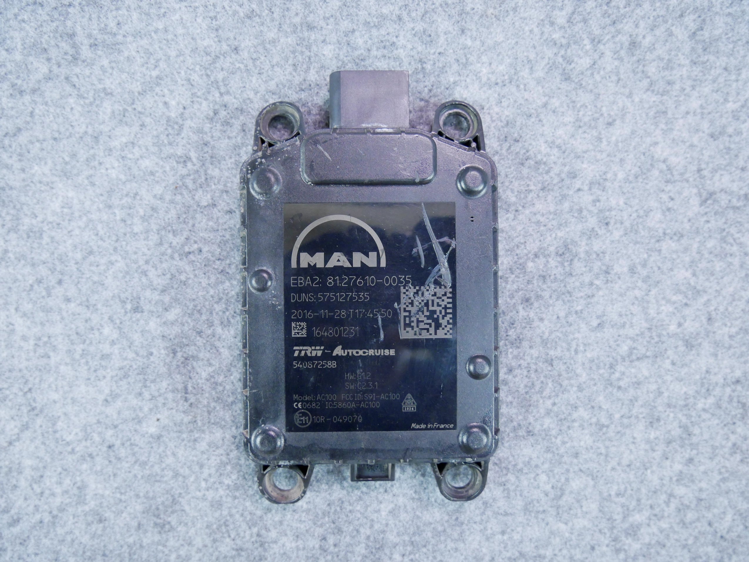 Radar odległości ACC DISTRONIC EBA2 81.27610-0035 MAN TGX TGS