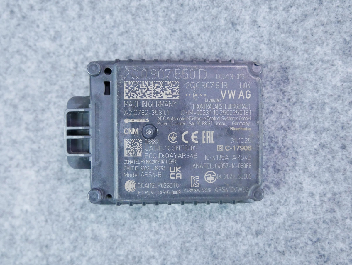 RADAR ACC DISTRONIC VW POLO T-CROSS SKODA SCALA SEAT 2Q0907550D