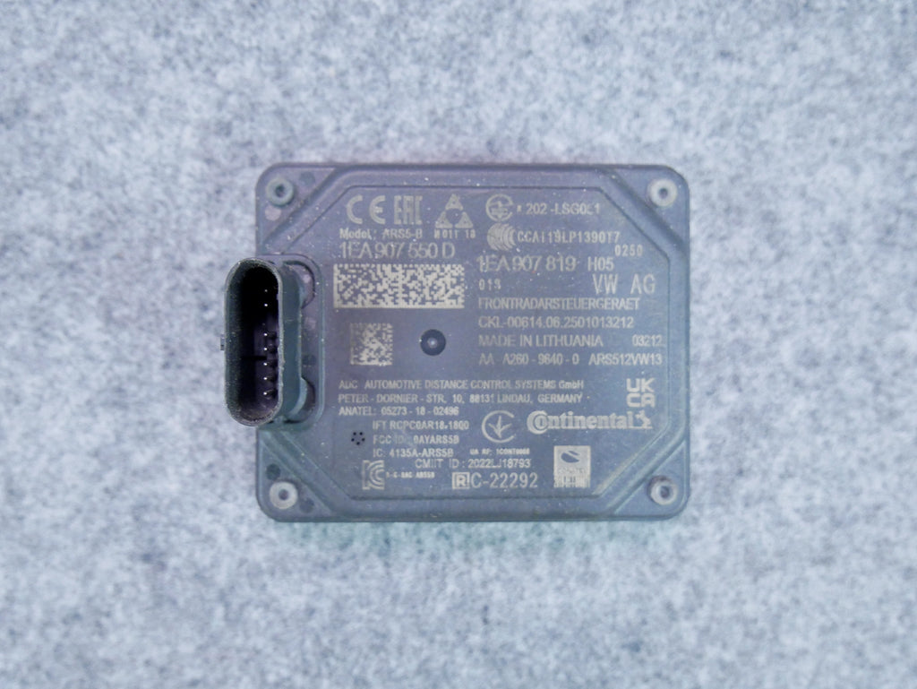 RADAR ACC DISTRONIC VW ID.3 ID.4 ID.5 AUDI Q4 ENYAQ 1EA907550D