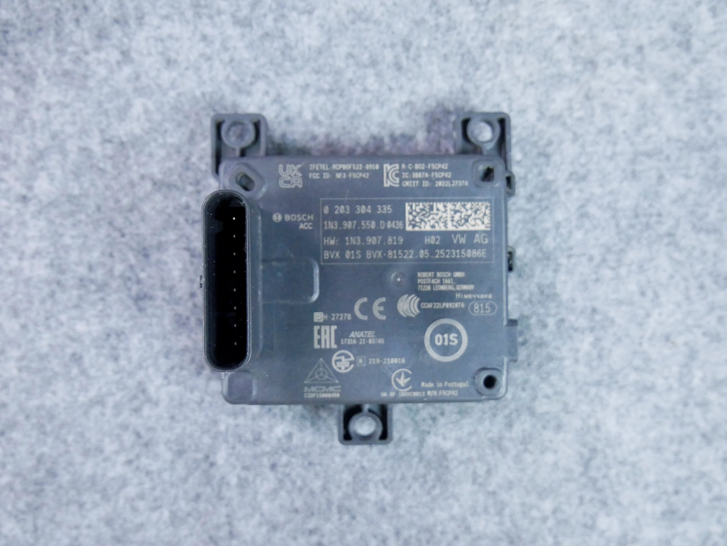 RADAR ACC DISTRONIC VW PASSAT B9 TIGUAN SKODA SUPERB 1N3907550D