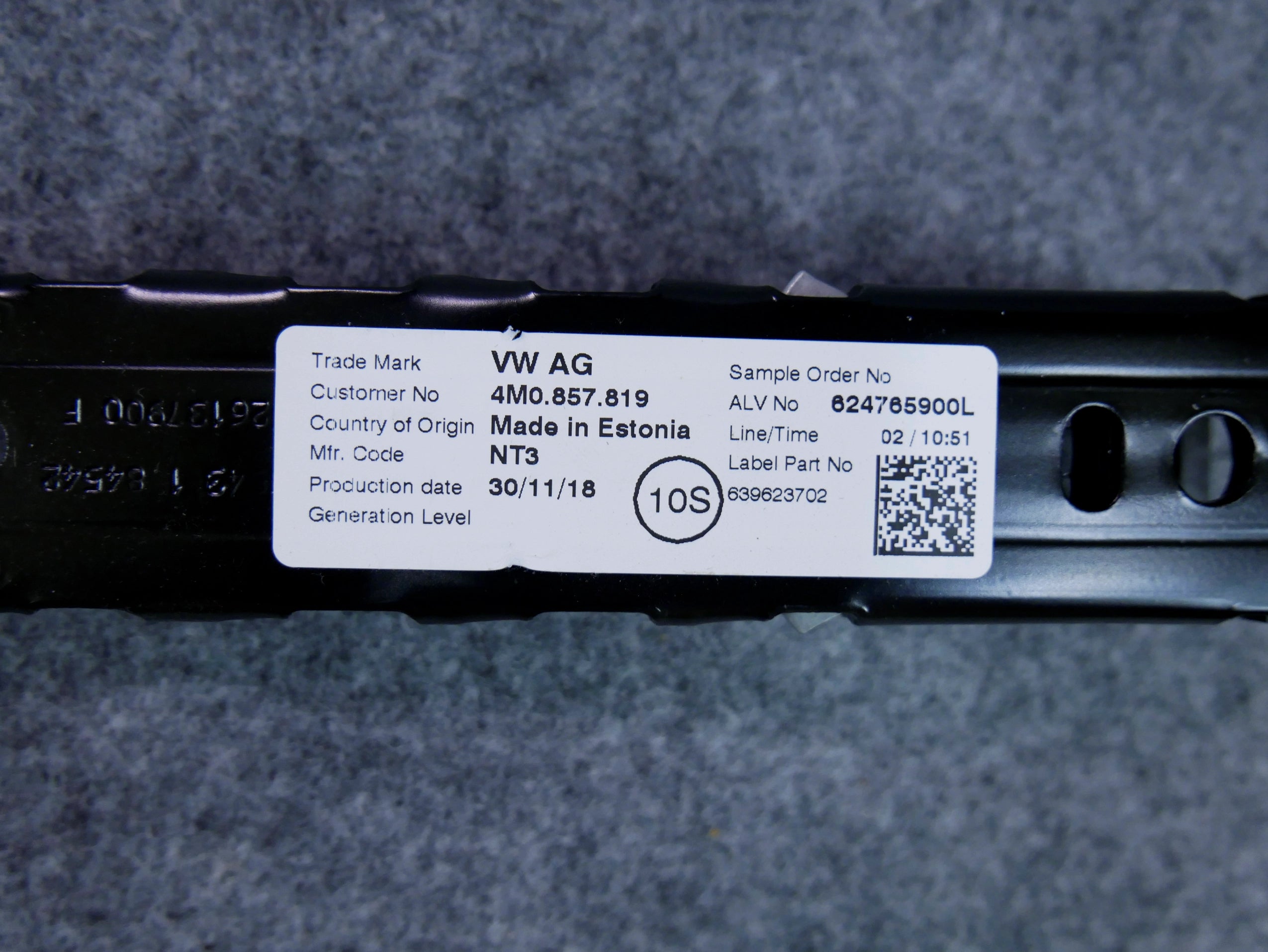 Suwak Regulacji Wysokości Pasa 4M0857819 Audi Q7 4M A6 C8 A7 4K OEM