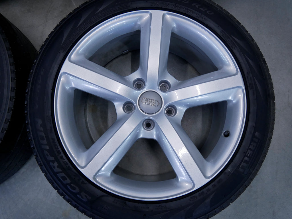 Felgi Aluminiowe Komplet 18' 5x130 4L0601025H 4L0601025AM Audi Q7 4L OEM