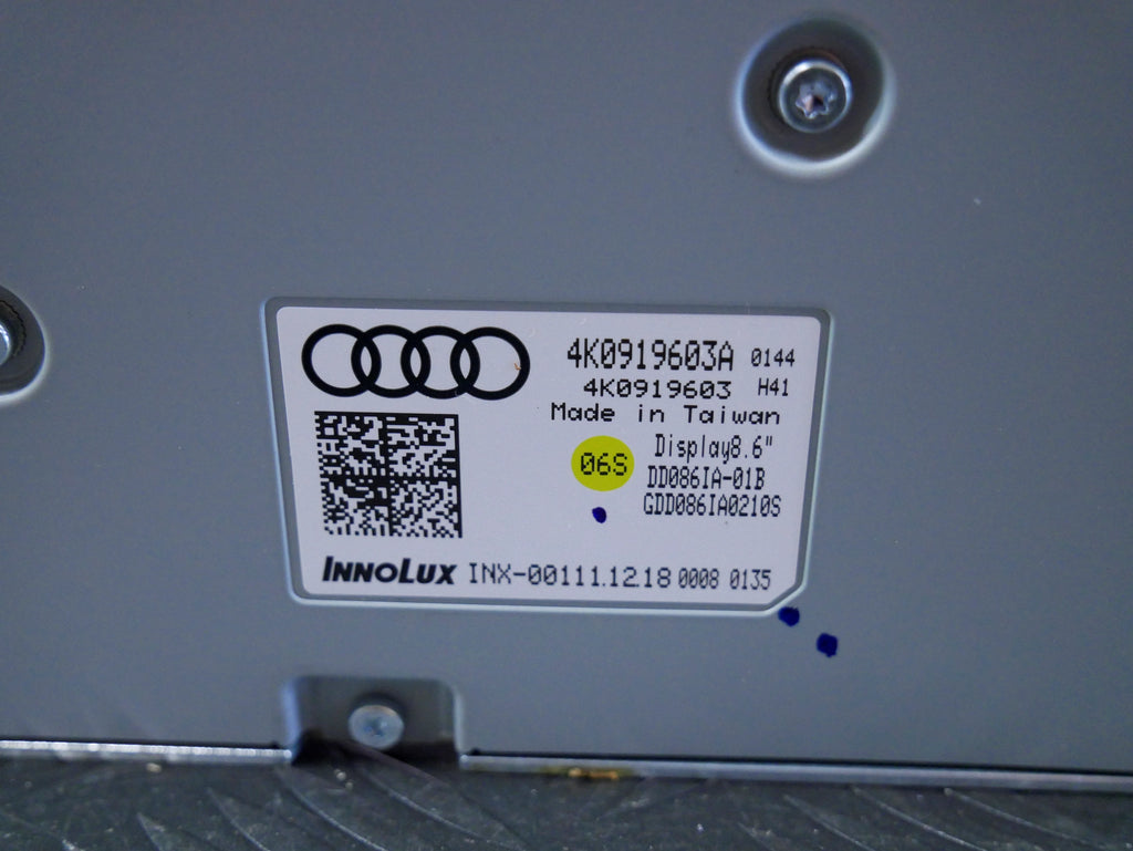 Wyświetlacz Ekran MMI Dotykowy 4K0919603A Audi A6 C8 A7 4K Konsola Środek OEM