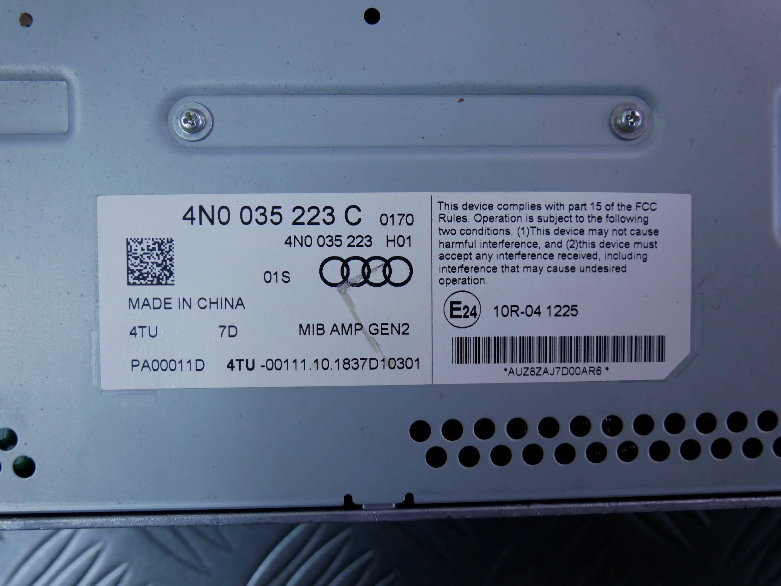 Wzmacniacz Bang Olufsen B&O 4N0035223C Audi A6 C8 A7 4K A8 D5 Q8 Moduł Audio