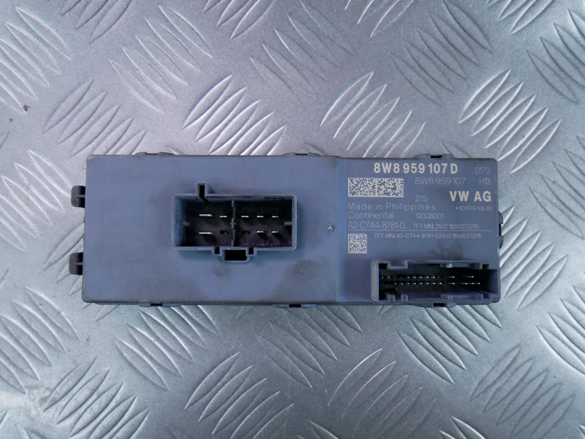 Sterownik Moduł Klapy Bagażnika 8W8959107D Audi A6 C8 A7 4K Q7 Q8 E-Tron OEM