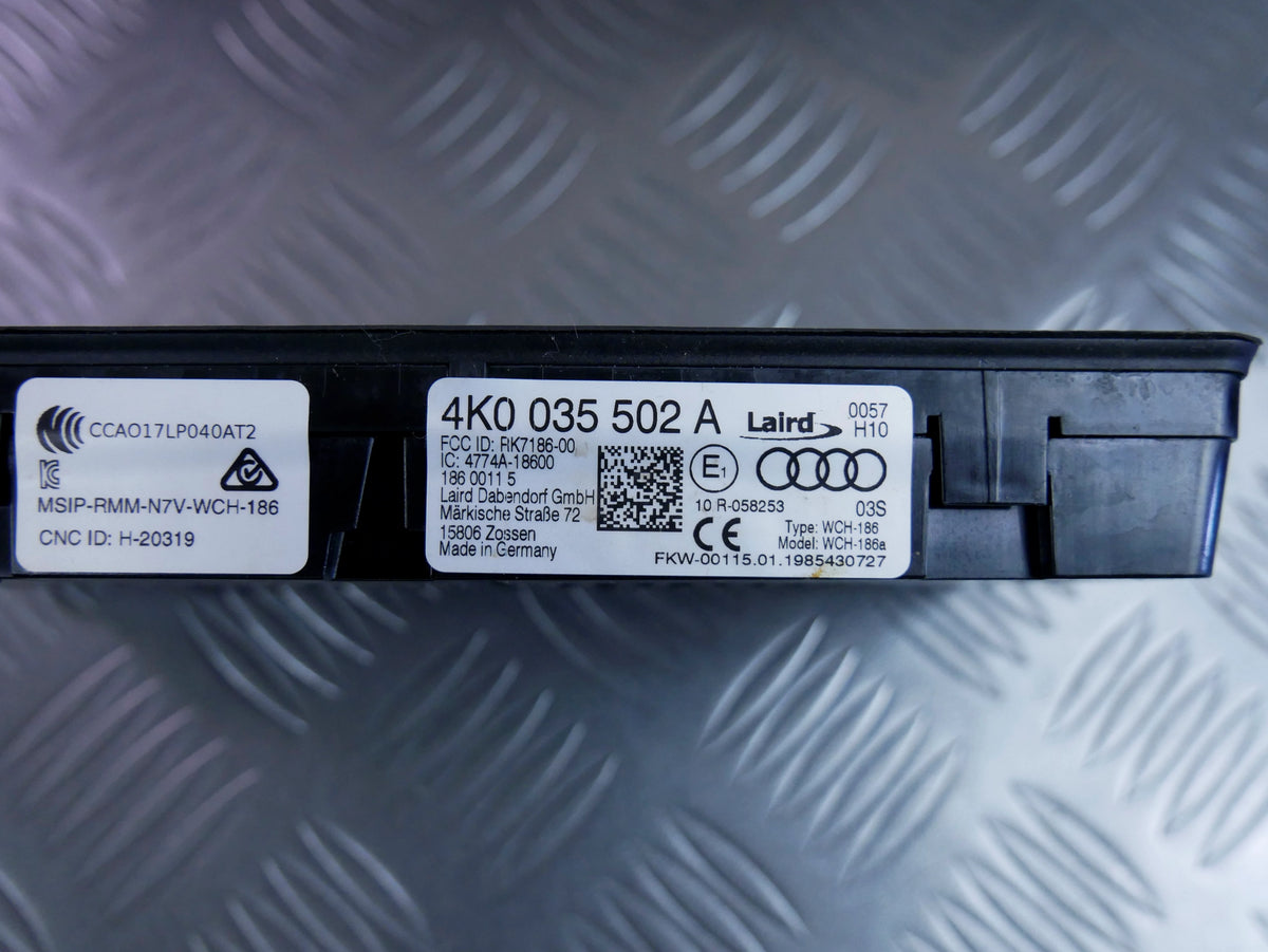 Ładowarka Indukcyjna Moduł Telefonu 4K0035502A Audi A6 C8 A7 4K Phone Box OEM