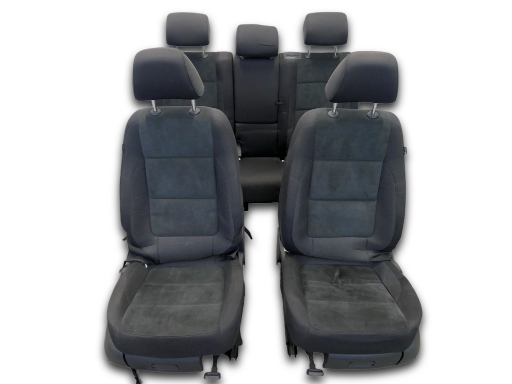 Komplet Foteli Alcantara VW Tiguan 5N0 Lift Siedzenia Kanapa Podgrzewane