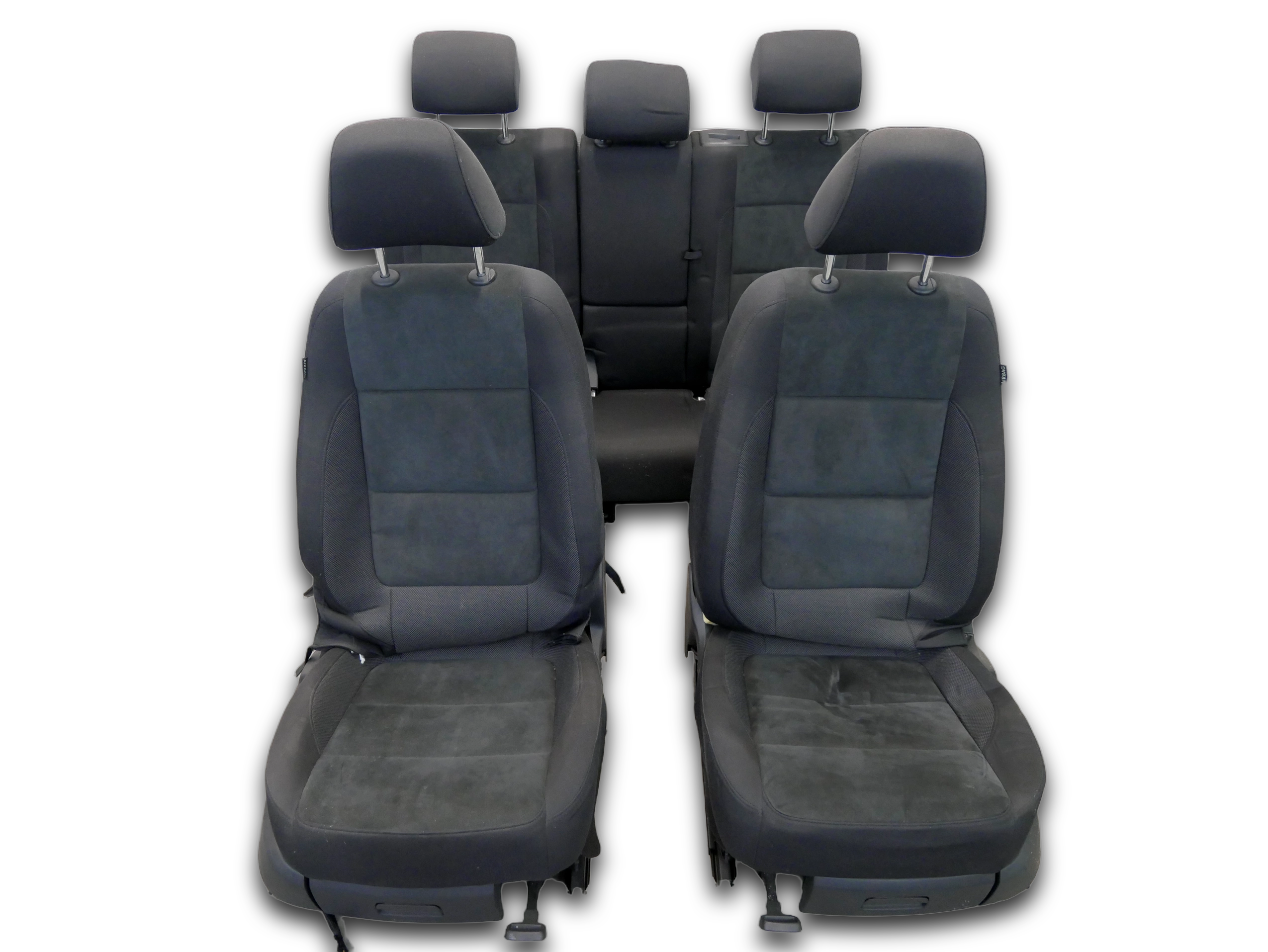 Komplet Foteli Alcantara VW Tiguan 5N0 Lift Siedzenia Kanapa Podgrzewane