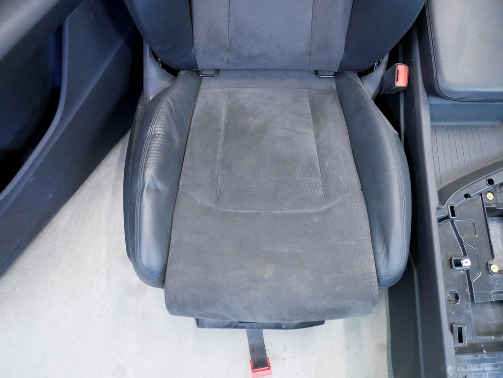 Fotele Boczki Komplet Alcantara Skóra Audi Q7 4M Wnętrze Siedzenia Kanapa