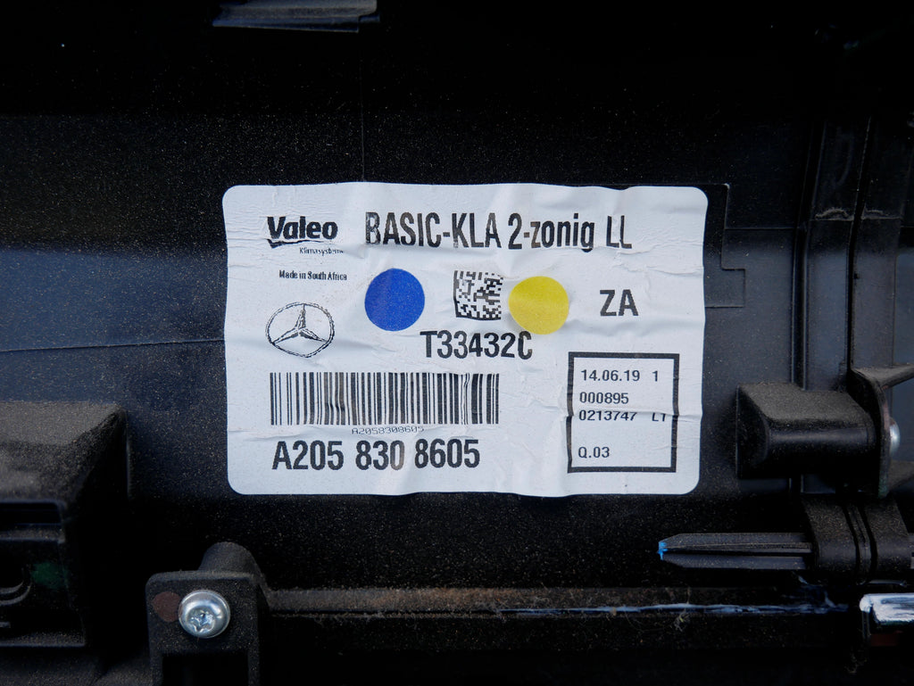 Nagrzewnica Wymiennik Ciepła A2058308605 Mercedes C W205 S205 GLC X253 OEM