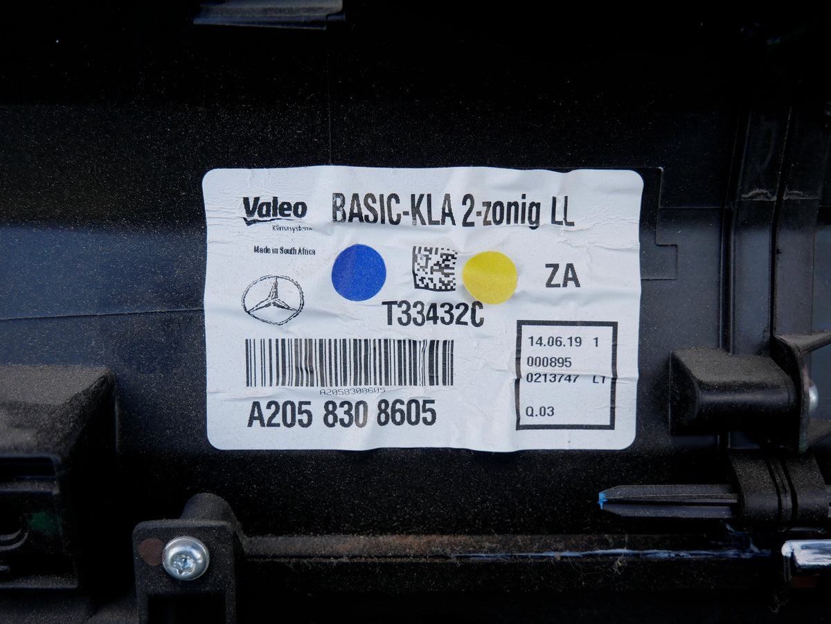 Nagrzewnica Wymiennik Ciepła A2058308605 Mercedes C W205 S205 GLC X253 OEM