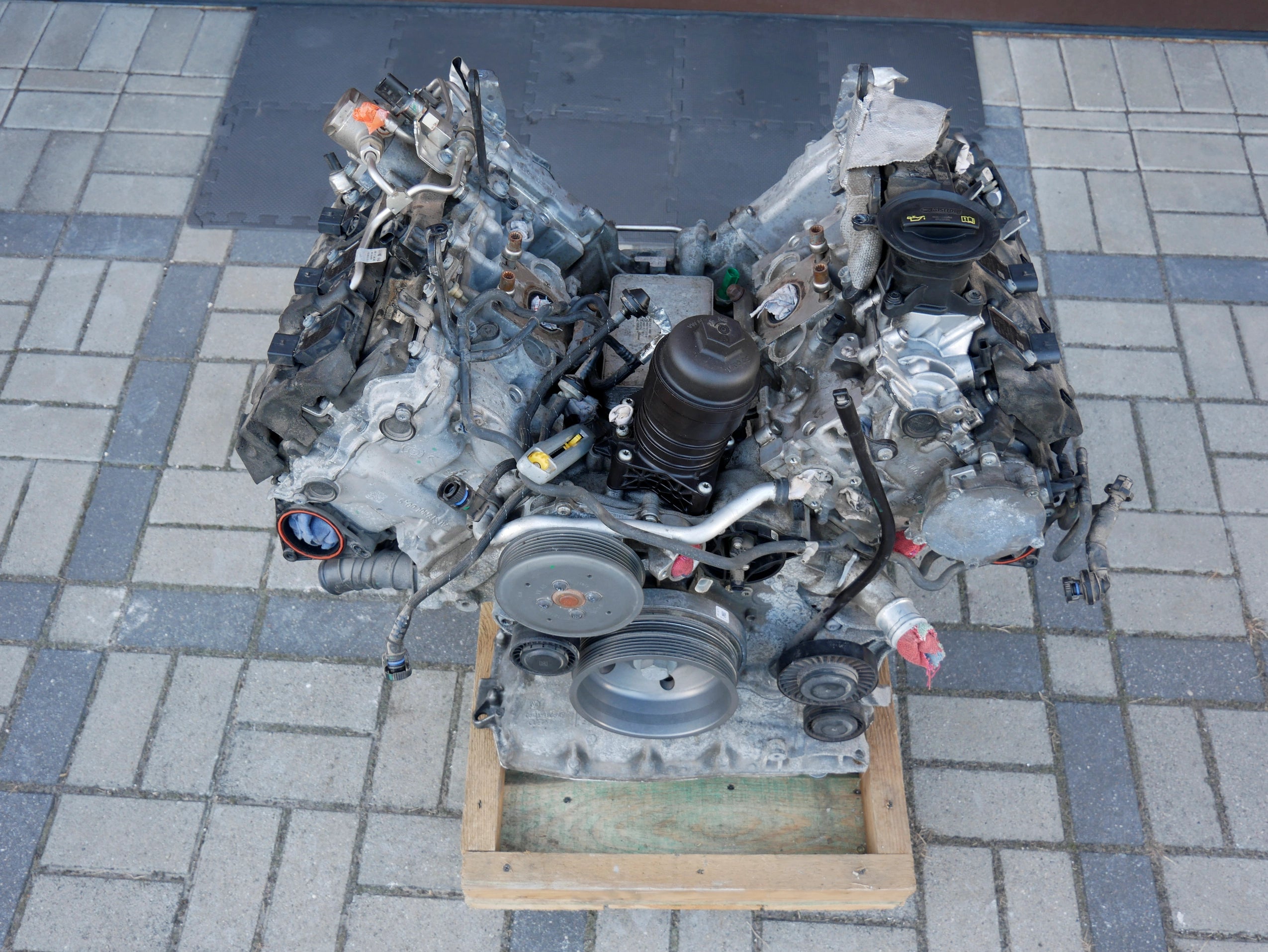 Silnik Słupek 3.0 TFSI DLZ DLZA 340KM Audi A6 C8 A7 4K A8 D5 Q7 Q8 55 TFSI OE