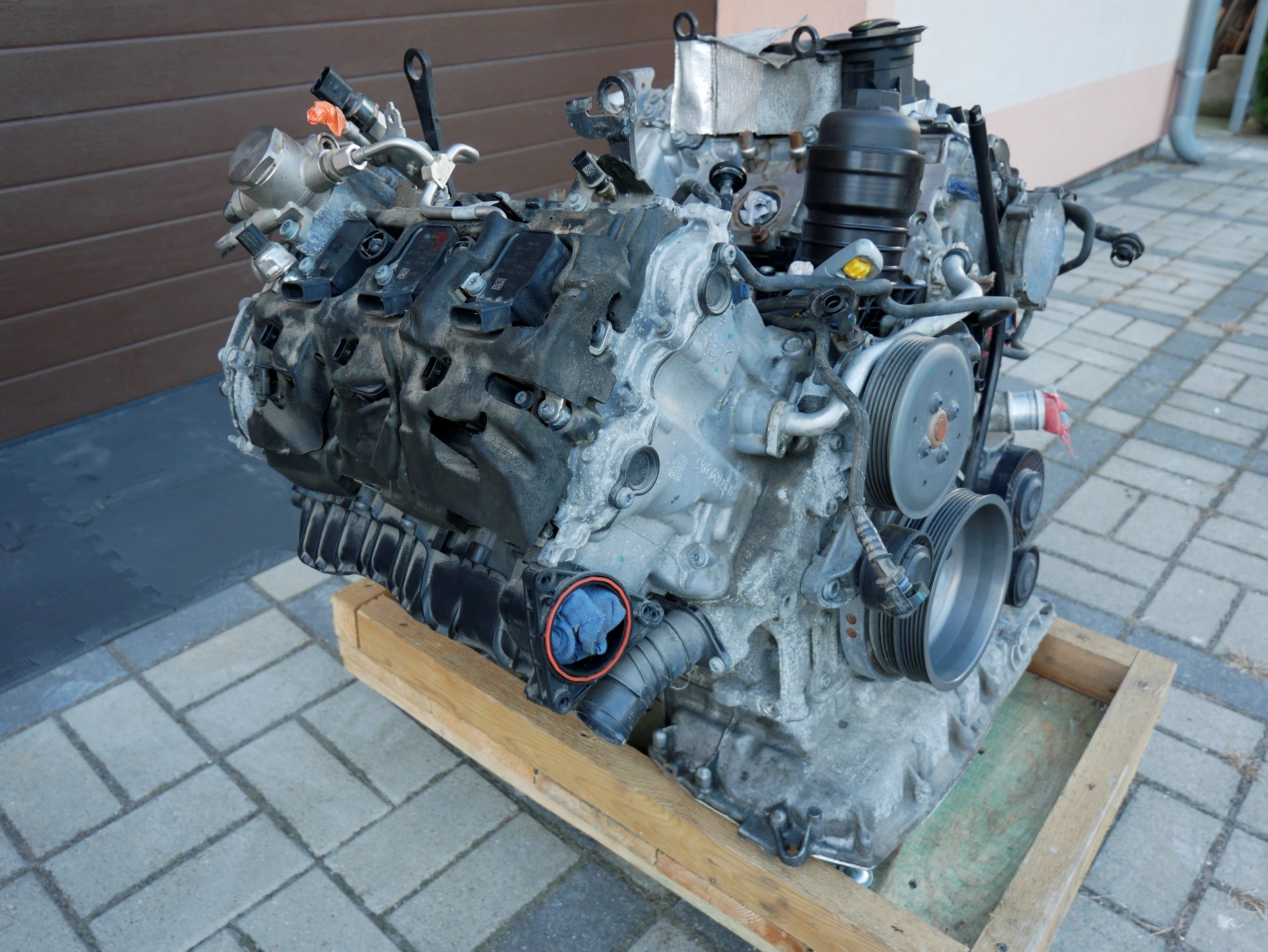 Silnik Słupek 3.0 TFSI DLZ DLZA 340KM Audi A6 C8 A7 4K A8 D5 Q7 Q8 55 TFSI OE