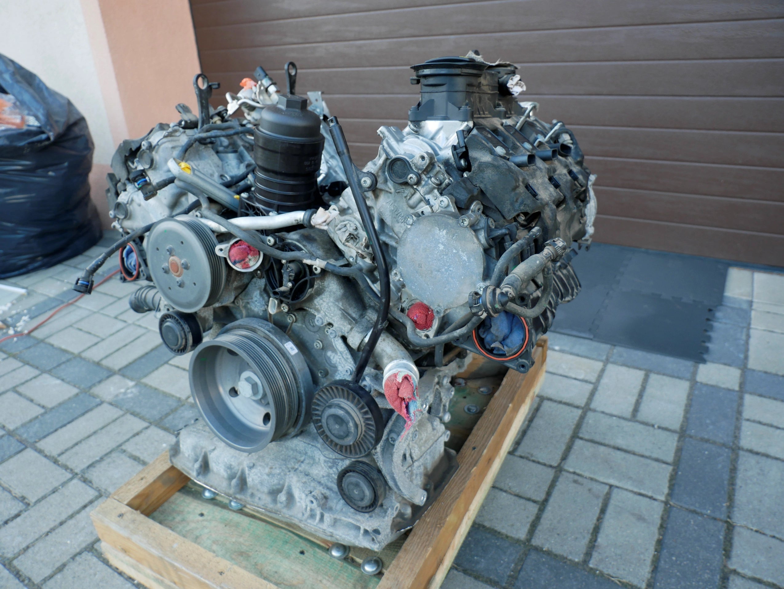 Silnik Słupek 3.0 TFSI DLZ DLZA 340KM Audi A6 C8 A7 4K A8 D5 Q7 Q8 55 TFSI OE