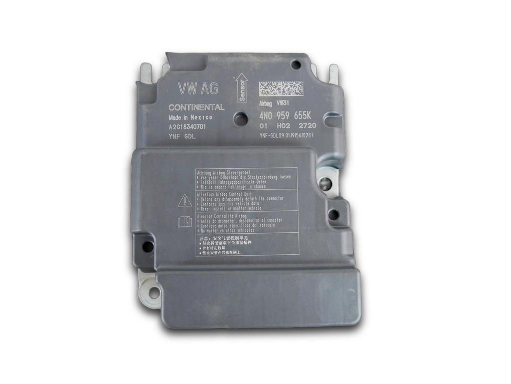 Sterownik Moduł Poduszek Airbag Sensor 4N0959655K Audi A7 4K A6 C8 Q7 Q8 OE