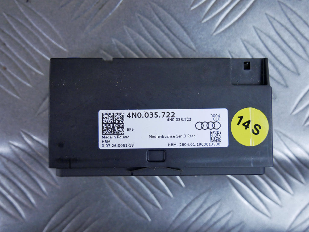 Moduł Porty Gniazda Hub USB 4N0035722 Audi A7 S7 RS7 4K C8 Czytnik MMI OE