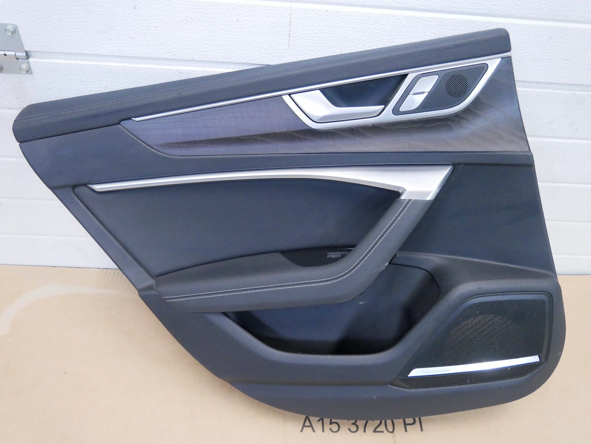 Boczek Drzwi Tył Lewy Skóra Drewno B&O 4K8867013 Audi A7 S7 RS7 4K C8 OE