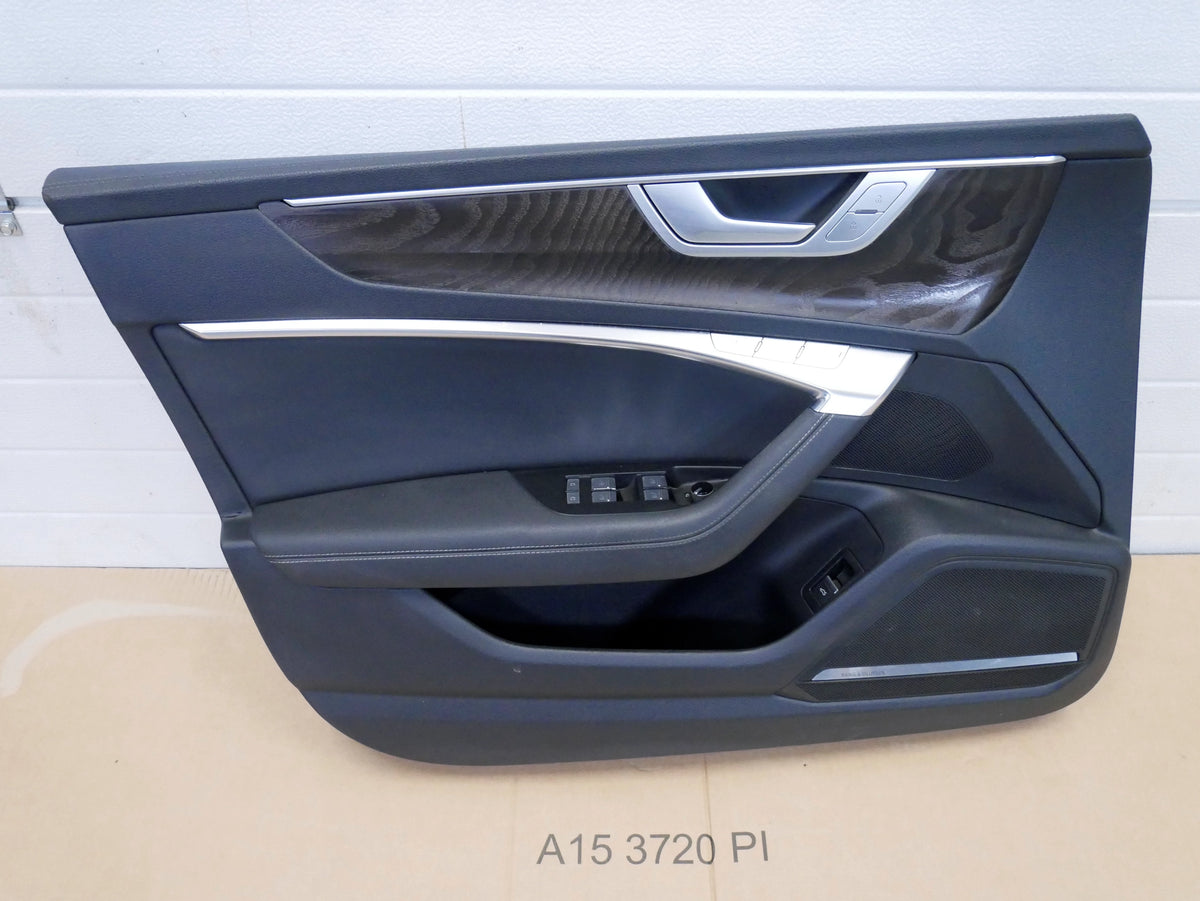 Boczek Drzwi Przód Lewy Skóra Drewno B&O 4K8867011 Audi A7 S7 RS7 4K C8 OE