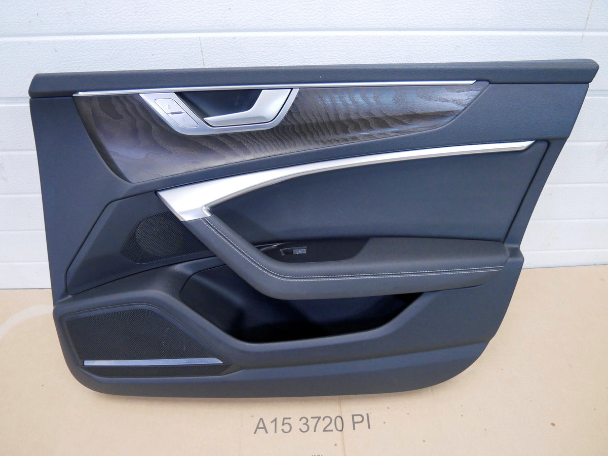 Boczek Drzwi Przód Prawy Skóra Drewno B&O 4K8867012 Audi A7 S7 RS7 4K C8 OE
