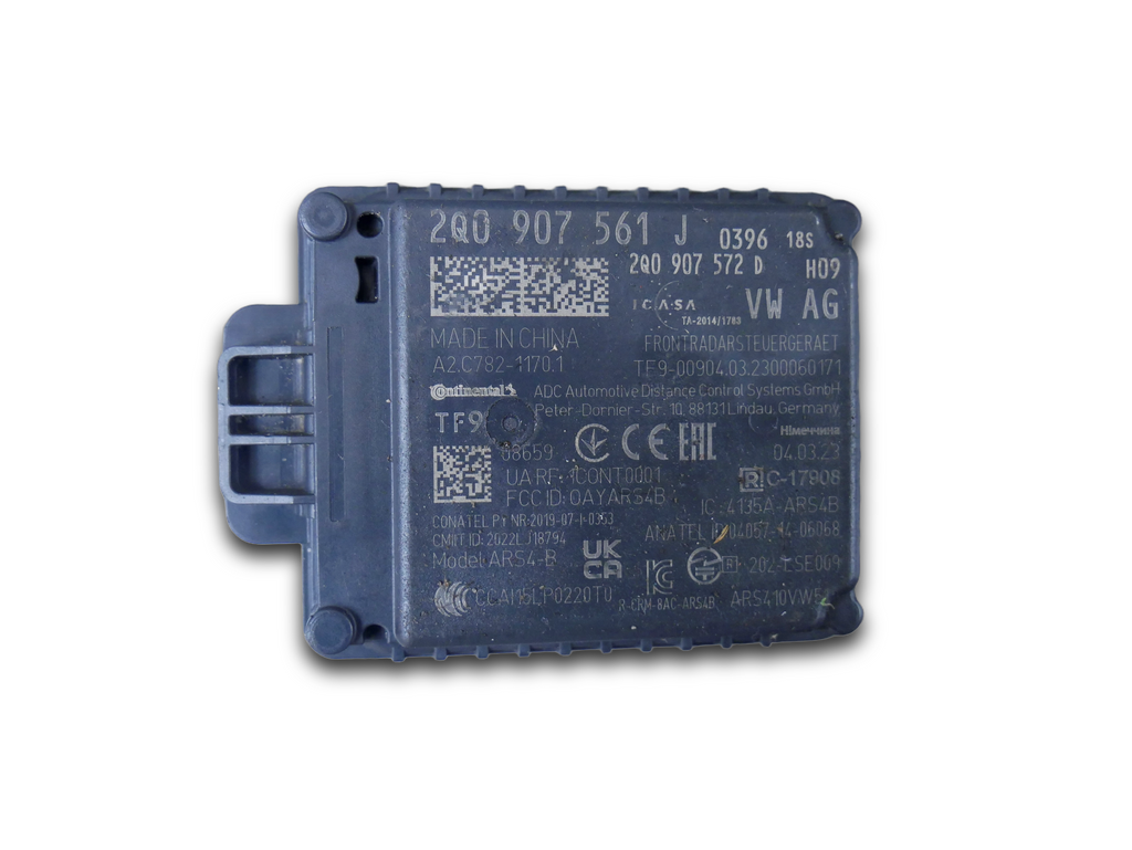 Radar Czujnik ACC Tempomatu 2Q0907561J VW Polo T-Cross Taigo Skoda Seat OE