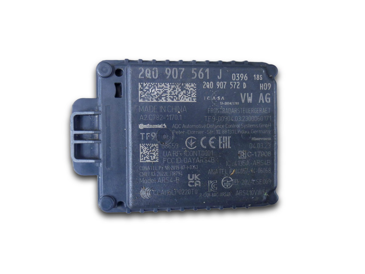 Radar Czujnik ACC Tempomatu 2Q0907561J VW Polo T-Cross Taigo Skoda Seat OE