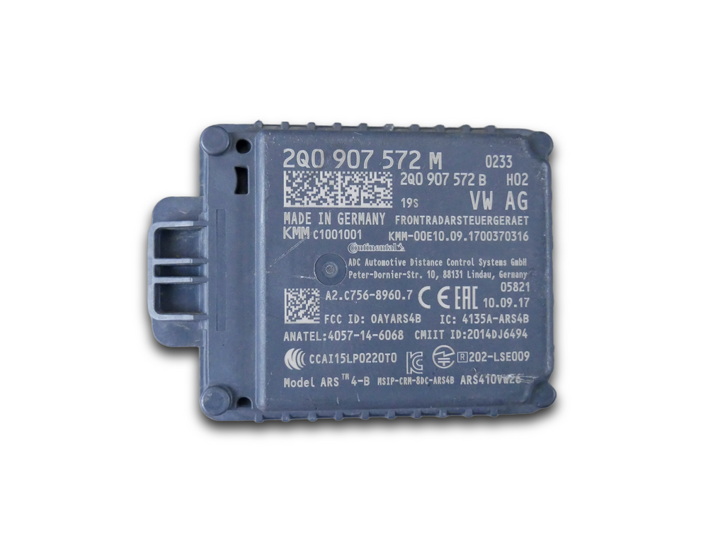 Radar Czujnik ACC Tempomatu 2Q0907572M VW Polo T-Cross Taigo Skoda Seat OE