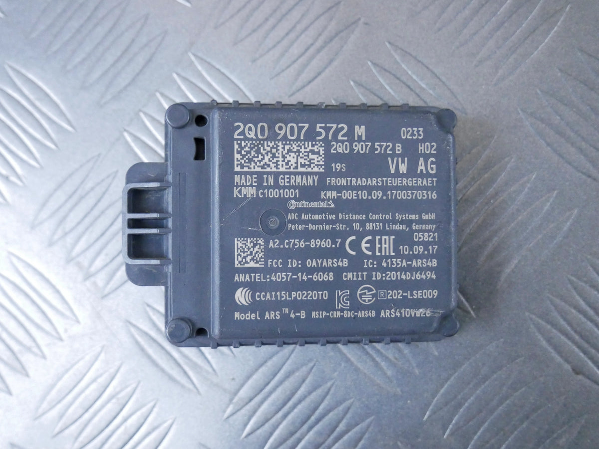 Radar Czujnik ACC Tempomatu 2Q0907572M VW Polo T-Cross Taigo Skoda Seat OE