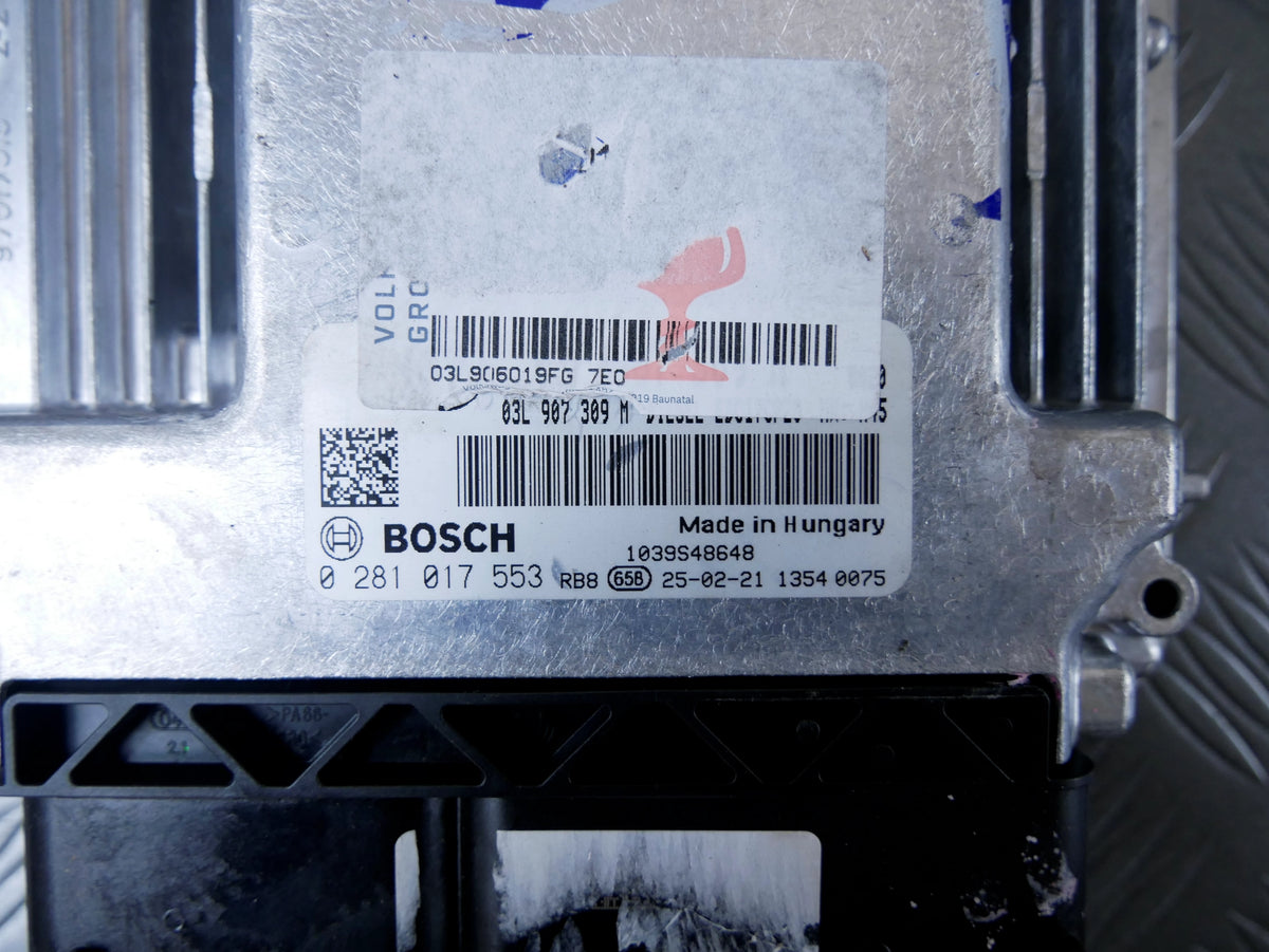 Sterownik Silnika ECU 03L906019FG 03L907309M VW T5 T6 2.0 TDI Bosch EDC17